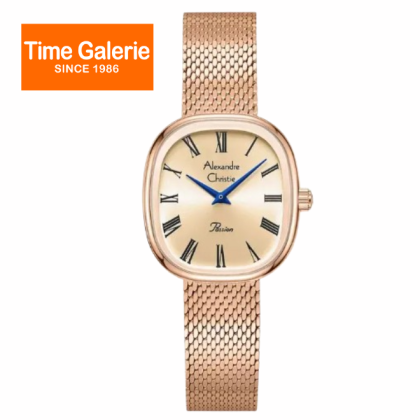 Alexandre Christie ALCW2B93LHBRGLN Rose Gold Stainless Steel Mesh Strap Women Watch